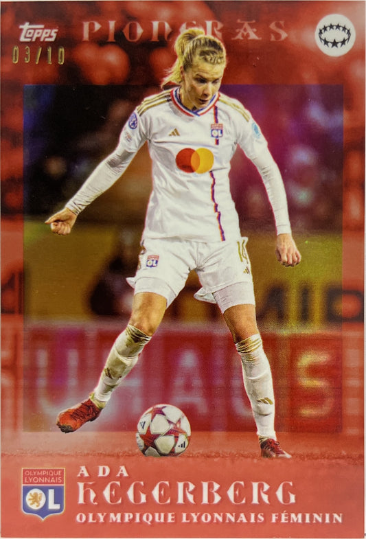 Ada Hegerberg 3/10 Pioneras Red Topps Aitana Bonmati Curated Set 2023/24