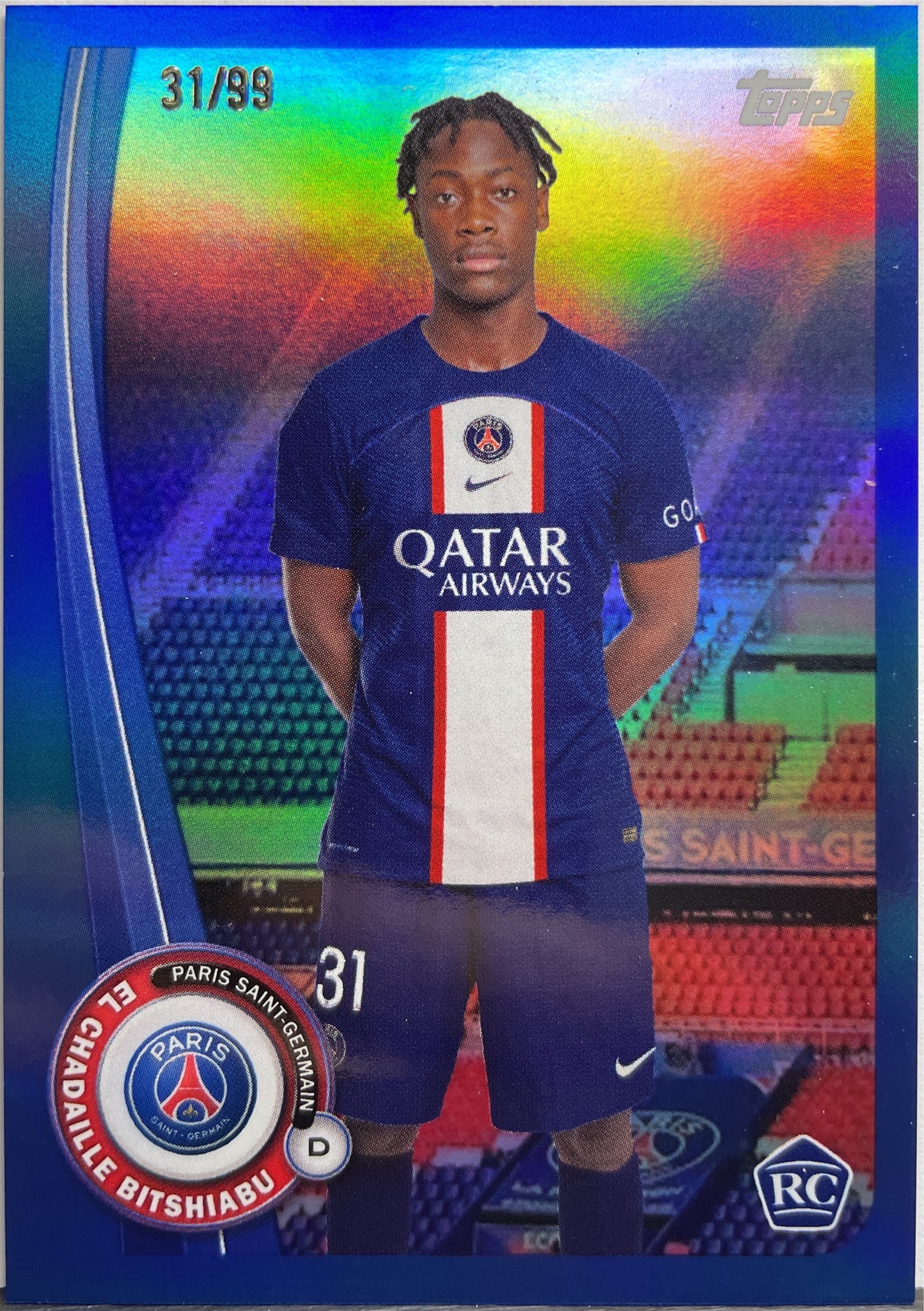 Bitshiabu 31/99 Rookie PSG Team Set 2022/23