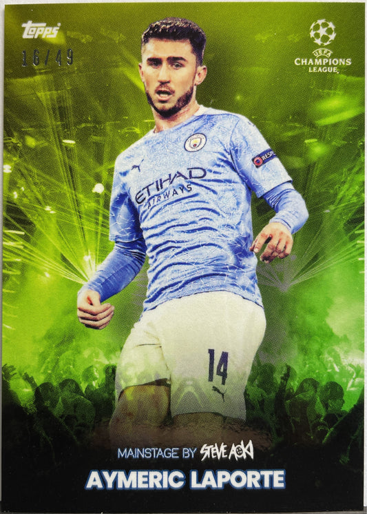 Aymeric Laporte 16/49 Topps Steve Aoki 2021/22