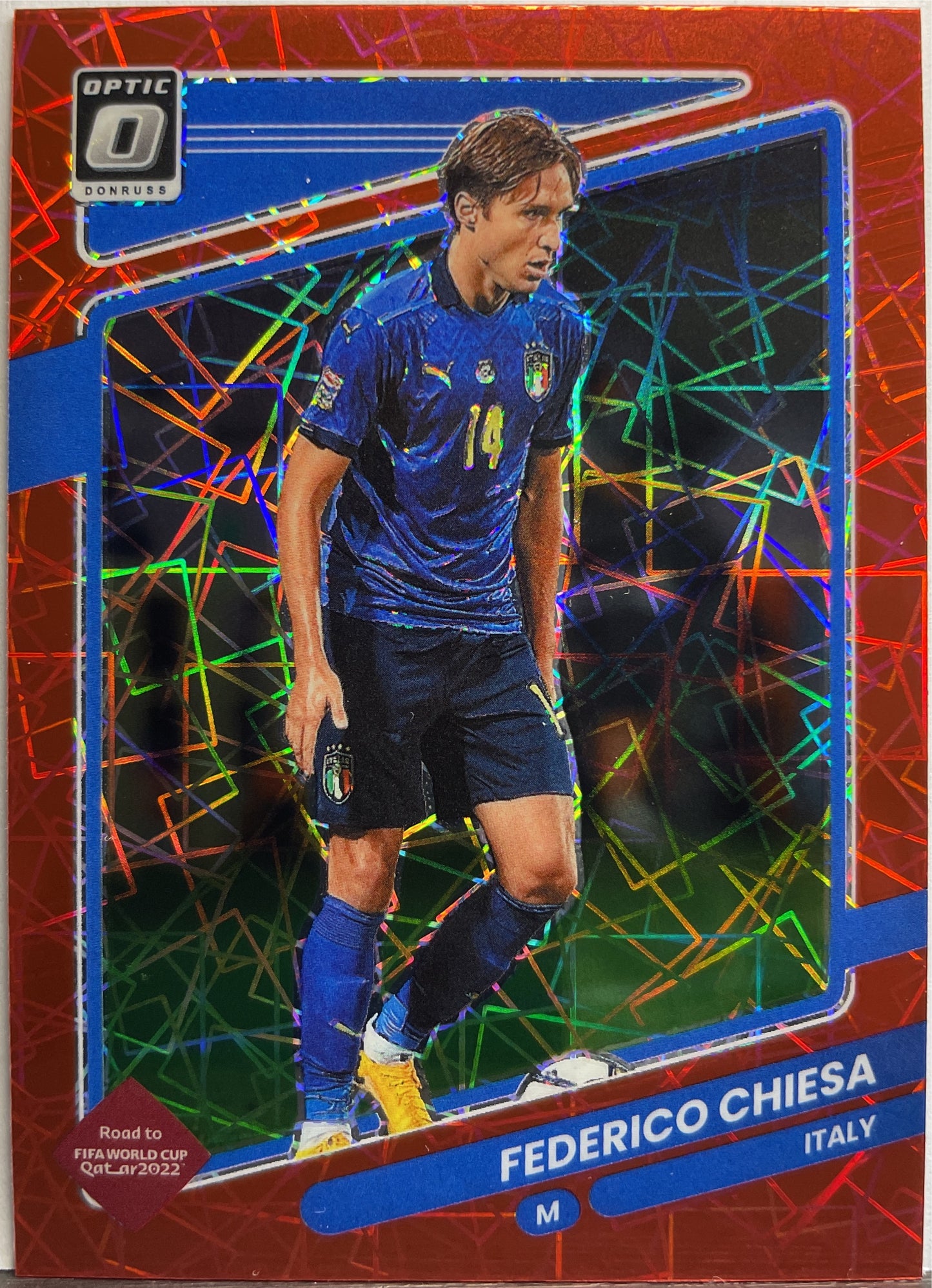 Federico Chiesa Red Optic Donruss Road To Qatar 2021/22