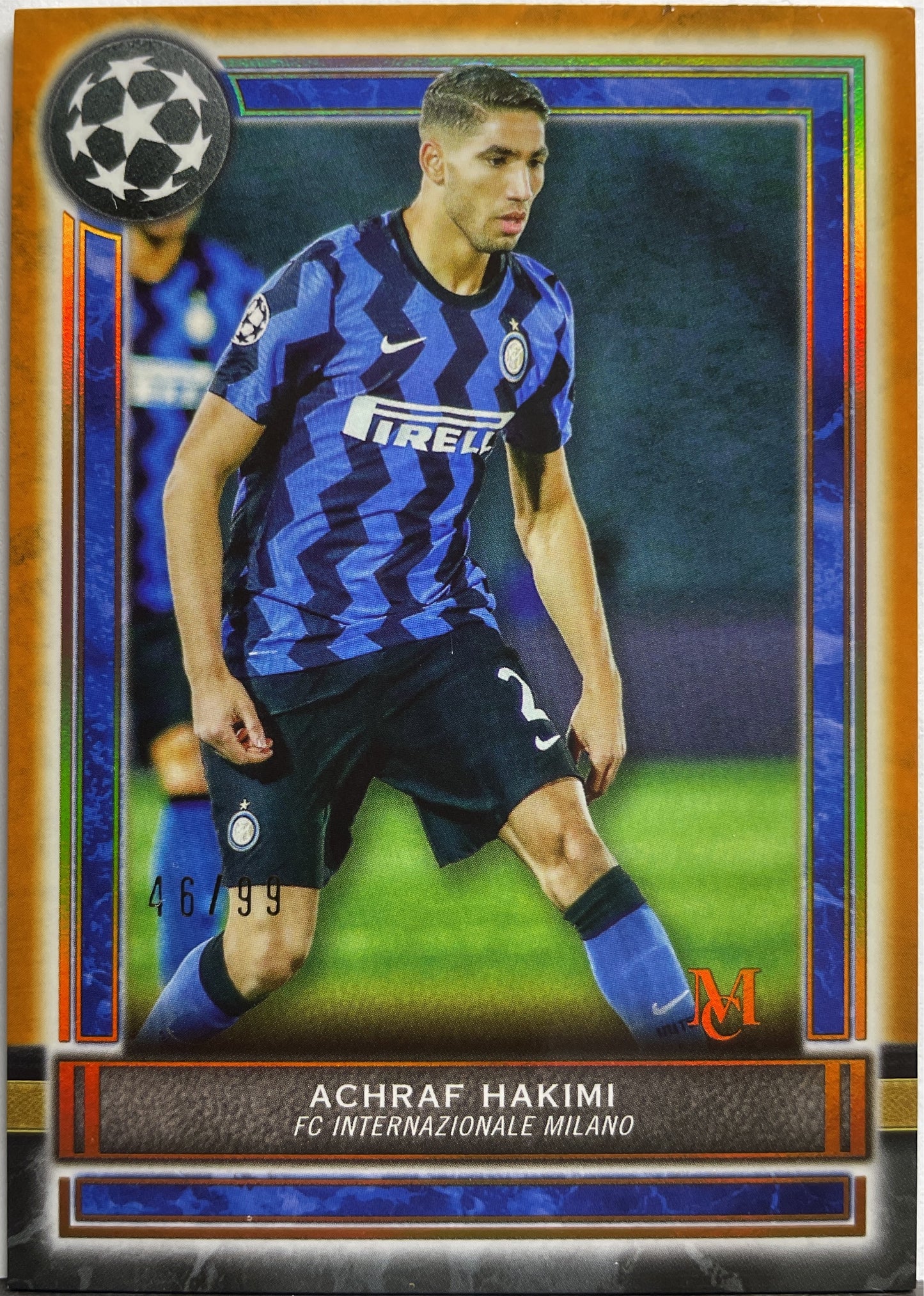 Achraf Hakimi 46/99 Topps Museum 2020/21