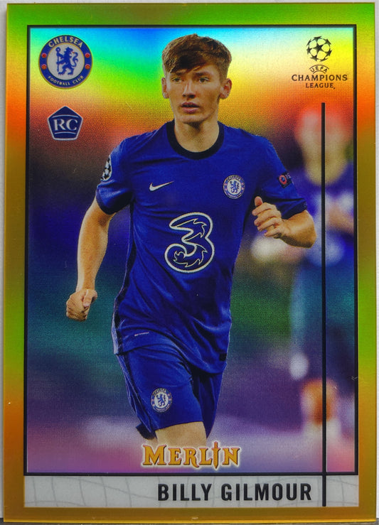 Billy Gilmour 15/50 Rookie Topps Merlin UCL 2020/21