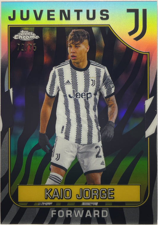 Kaio Jorge 72/75 Zebra Topps Chrome Juventus 2022/23