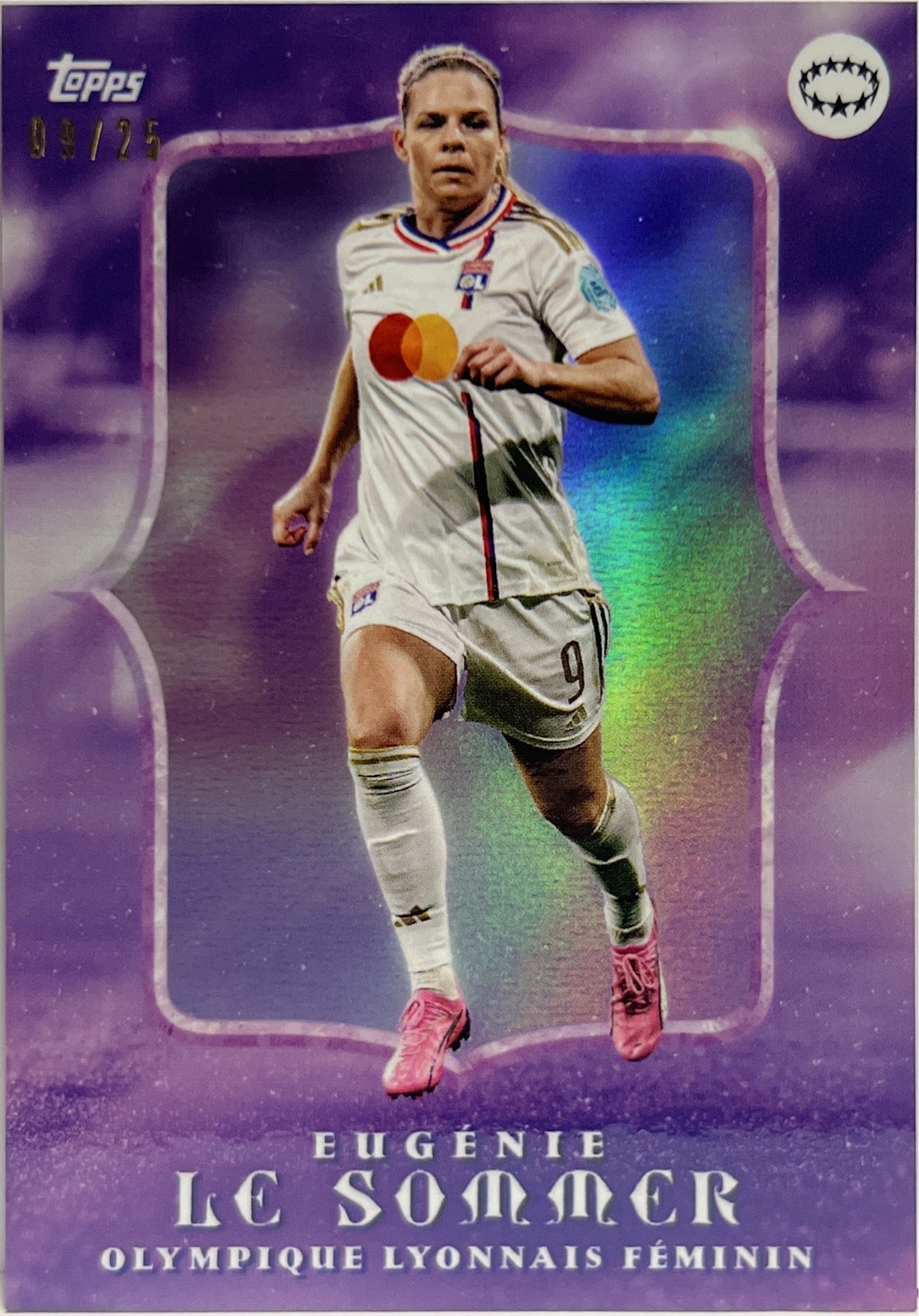 Eugenie Le Sommer 9/25 Estrellas De La UWCL Topps Aitana Bonmati Curated Set 2023/24