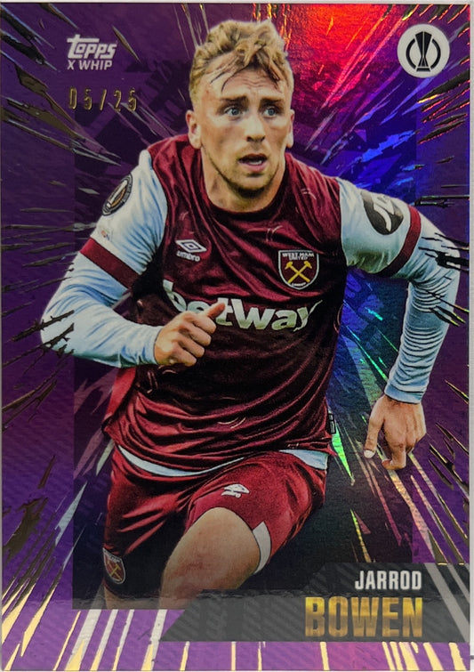 Jarrod Bowen 5/25 Topps Gold 2022/23