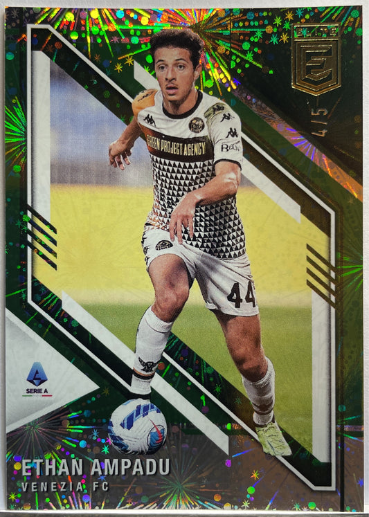 Ethan Ampadu 4/5 Green Laser Donruss Serie A