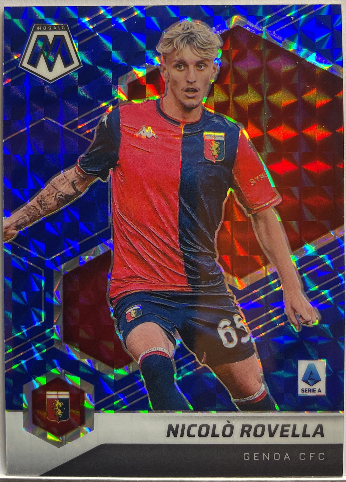 Nicolo Rovella 29/99 Blue Mosaic Serie A 2021/22