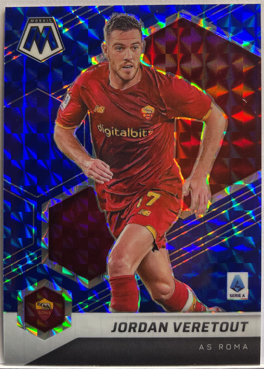 Jordan Veretout 96/99 Blue Mosaic Serie A 2021/22