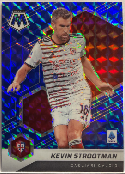 Kevin Strootman 10/99 Blue Mosaic Serie A 2021/22