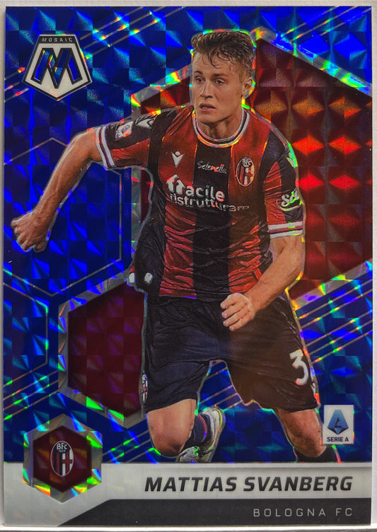 Mattias Svanberg 99/99 Blue Mosaic Serie A 2021/22