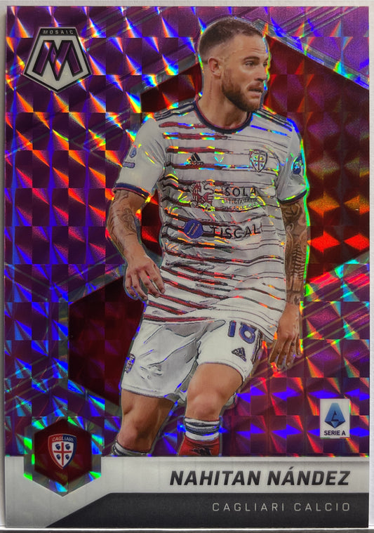 Nahitan Nandez 03/49 Purple Mosaic Serie A 2021/22