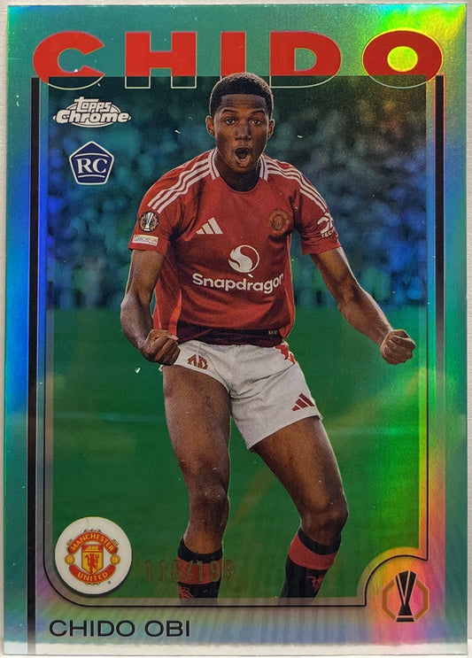 Chido Obi 116/199 Rookie Aqua Topps Chrome UCC 2024/25