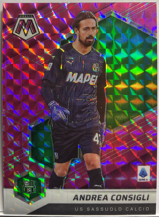 Andrea Consigli 05/25 Pink Mosaic Serie A 2021/22