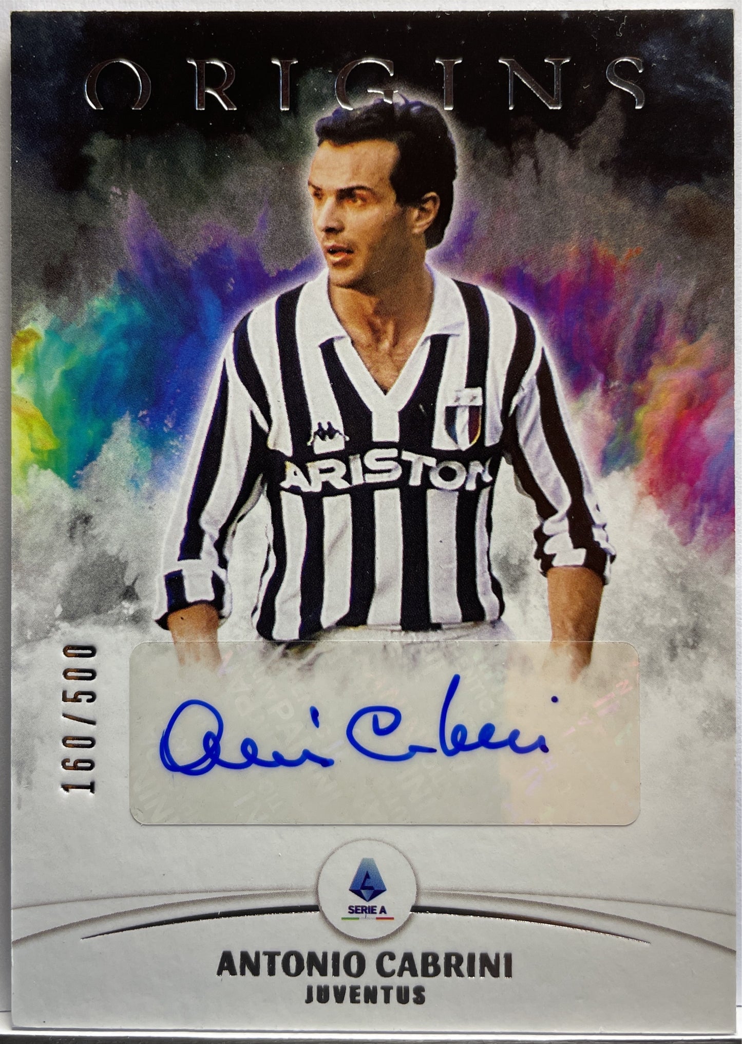 Antonio Cabrini 160/500 Autograph Origins Chronicles Serie A