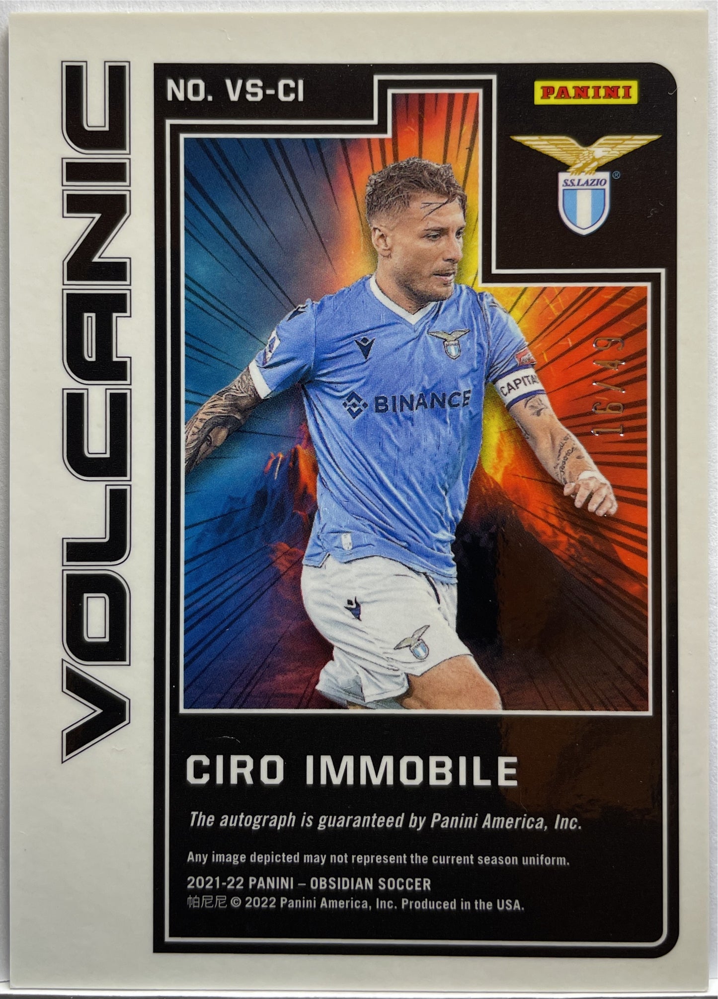 Ciro Immobile 16/49 Autograph Obsidian 2021/22