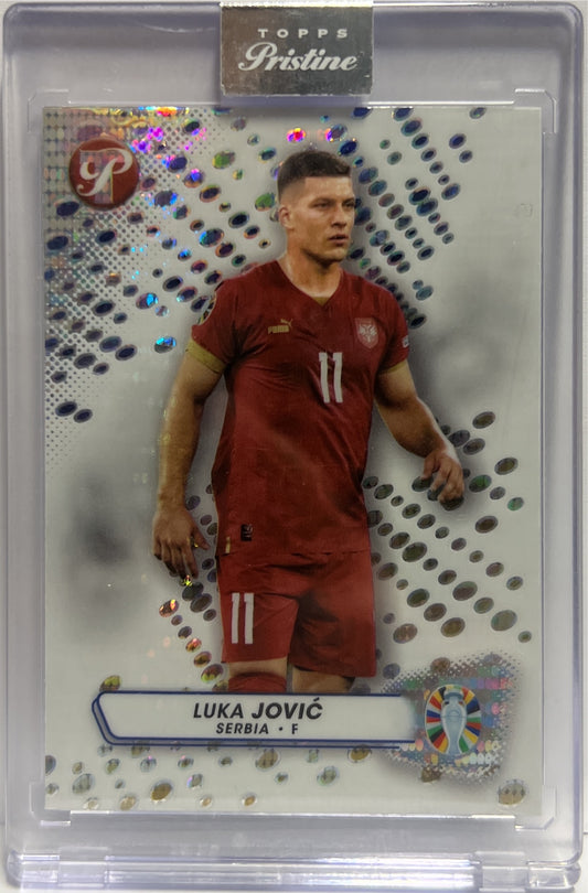 Luka Jovic Topps Pristine Road To Euro 2024