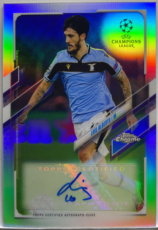 Luis Alberto Autograph Topps Chrome