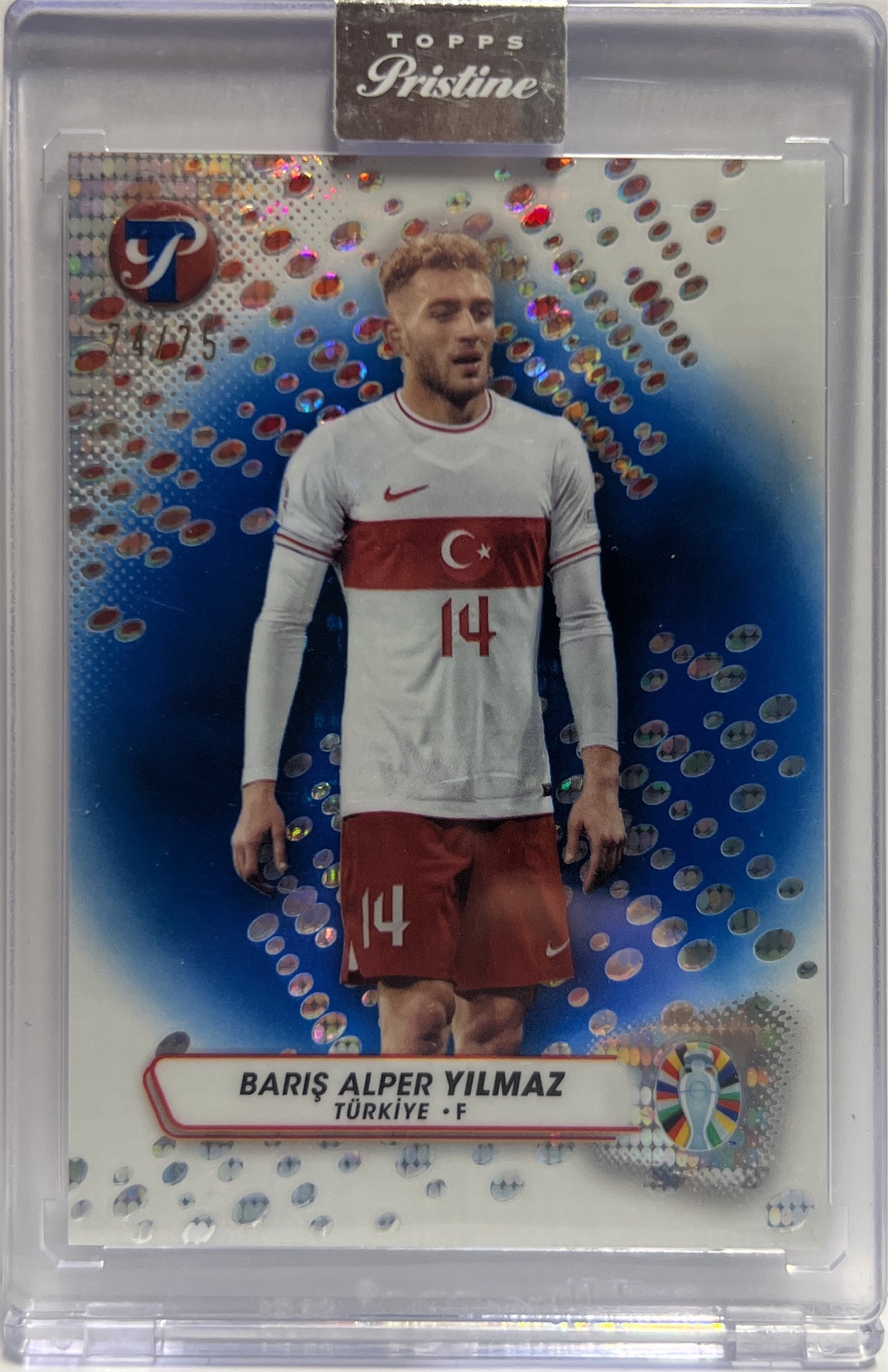 Baris Alper Yilmaz 74/75 Blue Topps Pristine Road To Euro 2024