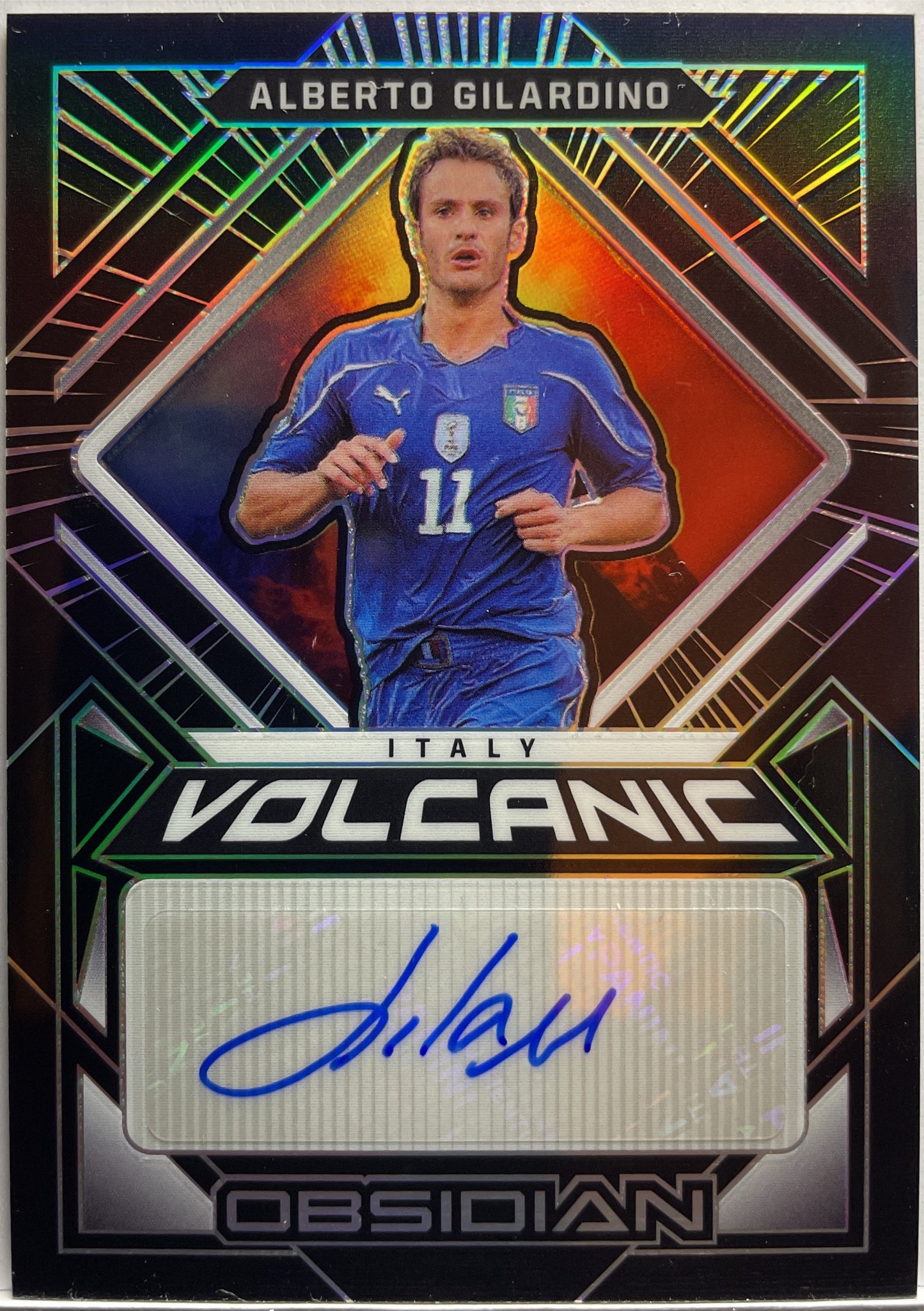 Alberto Gilardino 95/149 Autograph Volcanic Obsidian 2021/22