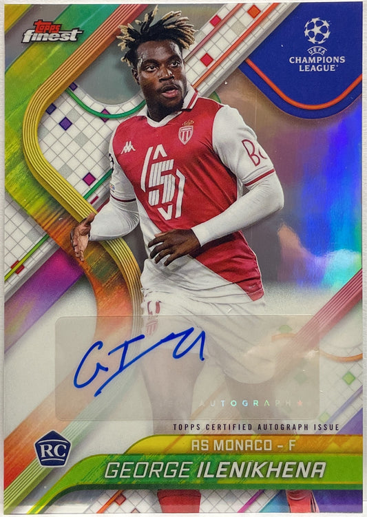 George Ilenikhena Rookie Autograph Topps Finest UCC 2024/25
