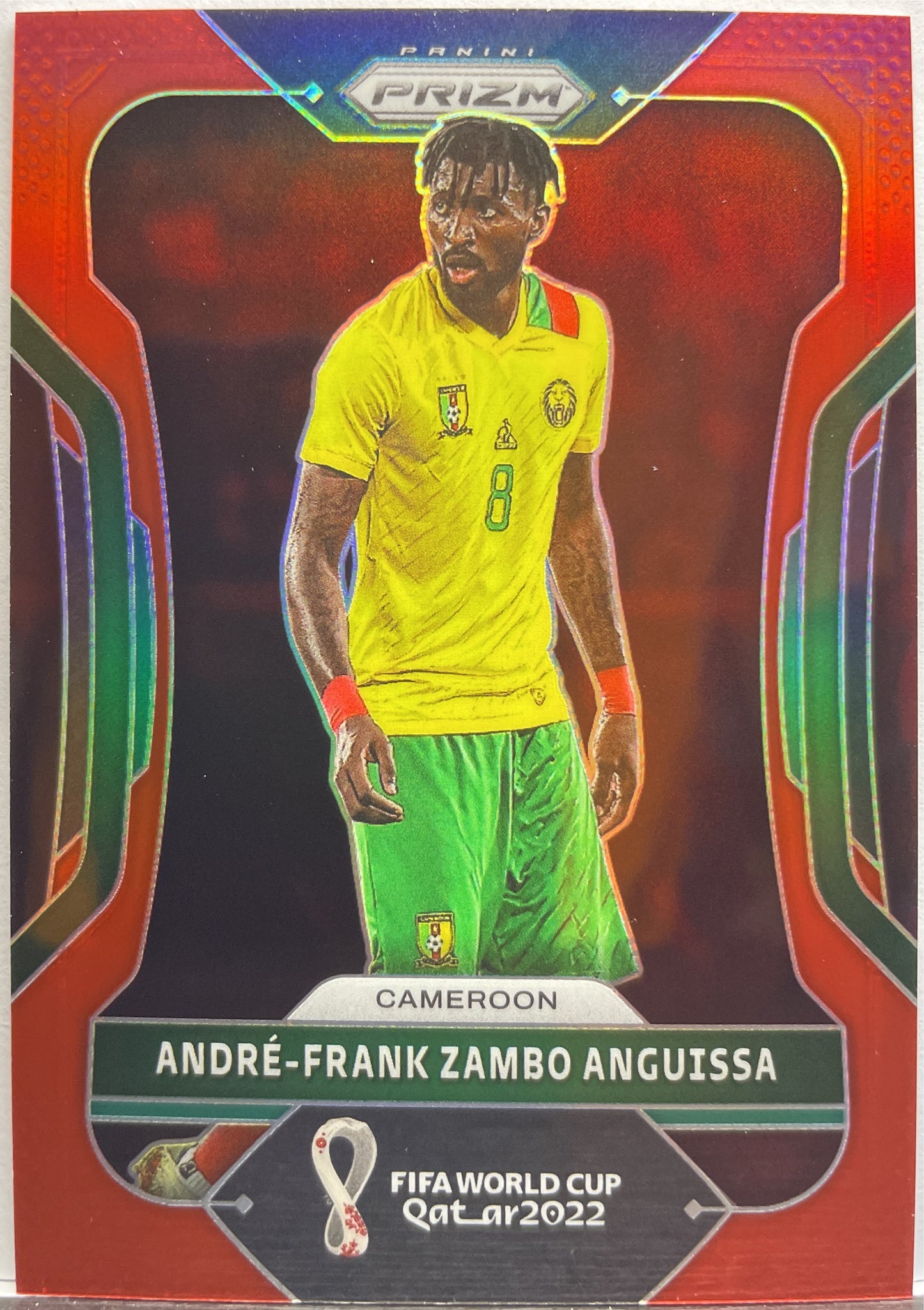 Andre-Frank Zambo Anguissa 319/399 Red Prizm Fifa World Cup 2022