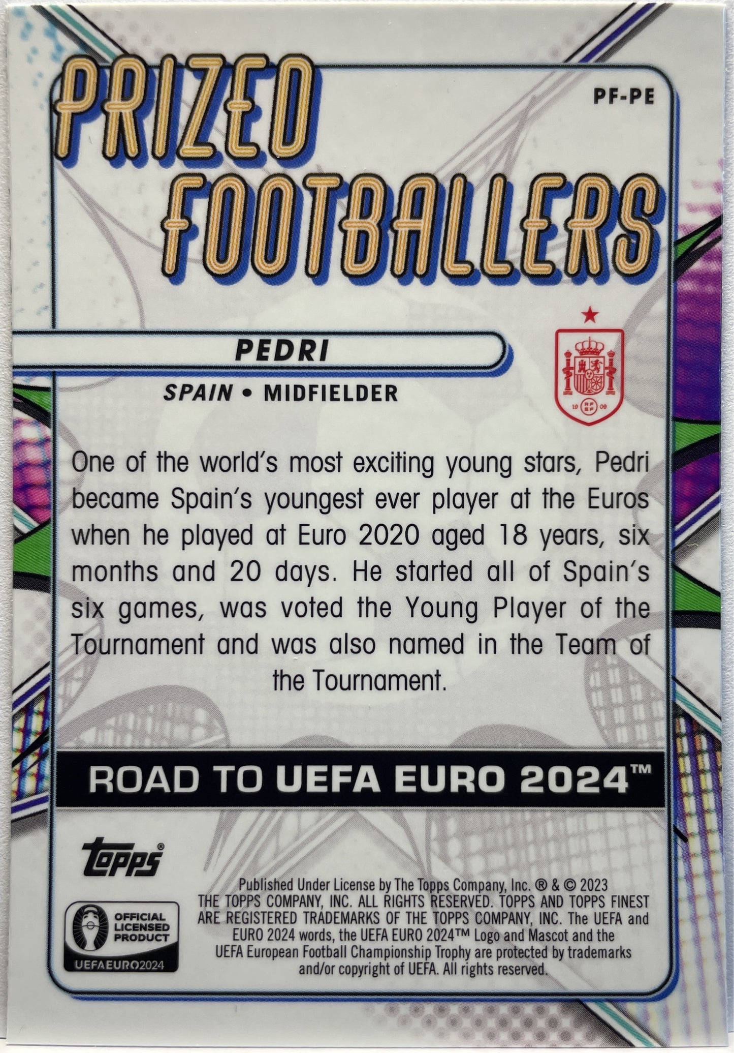 Mancolista Prized Footballers-Topps Finest Road To Uefa Euro 2024