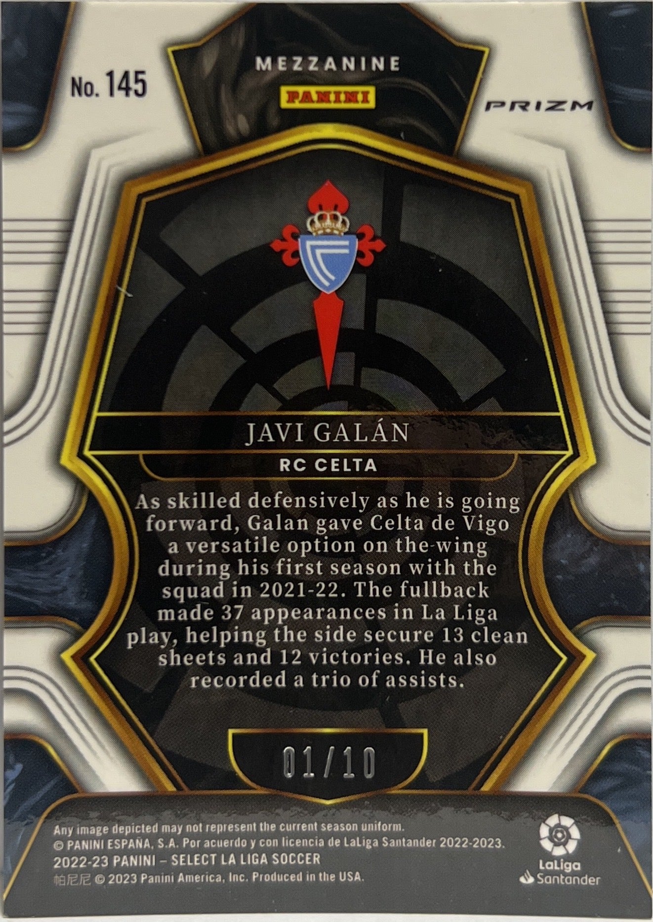 Javi Galan 1/10 Mezzanine Gold Select La Liga 2022/23