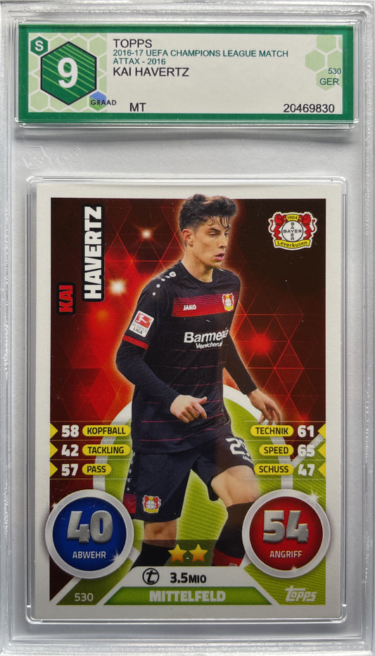 Graad 9 - Kai Havertz Rookie - UCL Match Attax 2016/2017