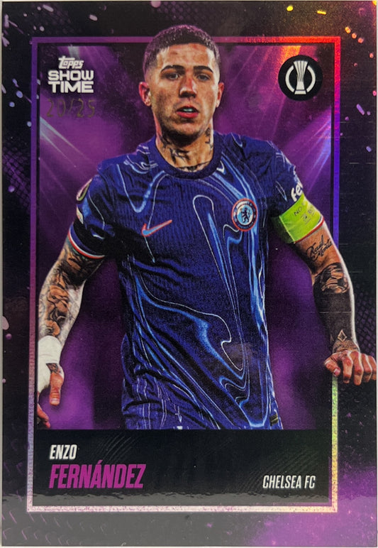 Enzo Fernandez 20/25 Topps Showtime 2024/25