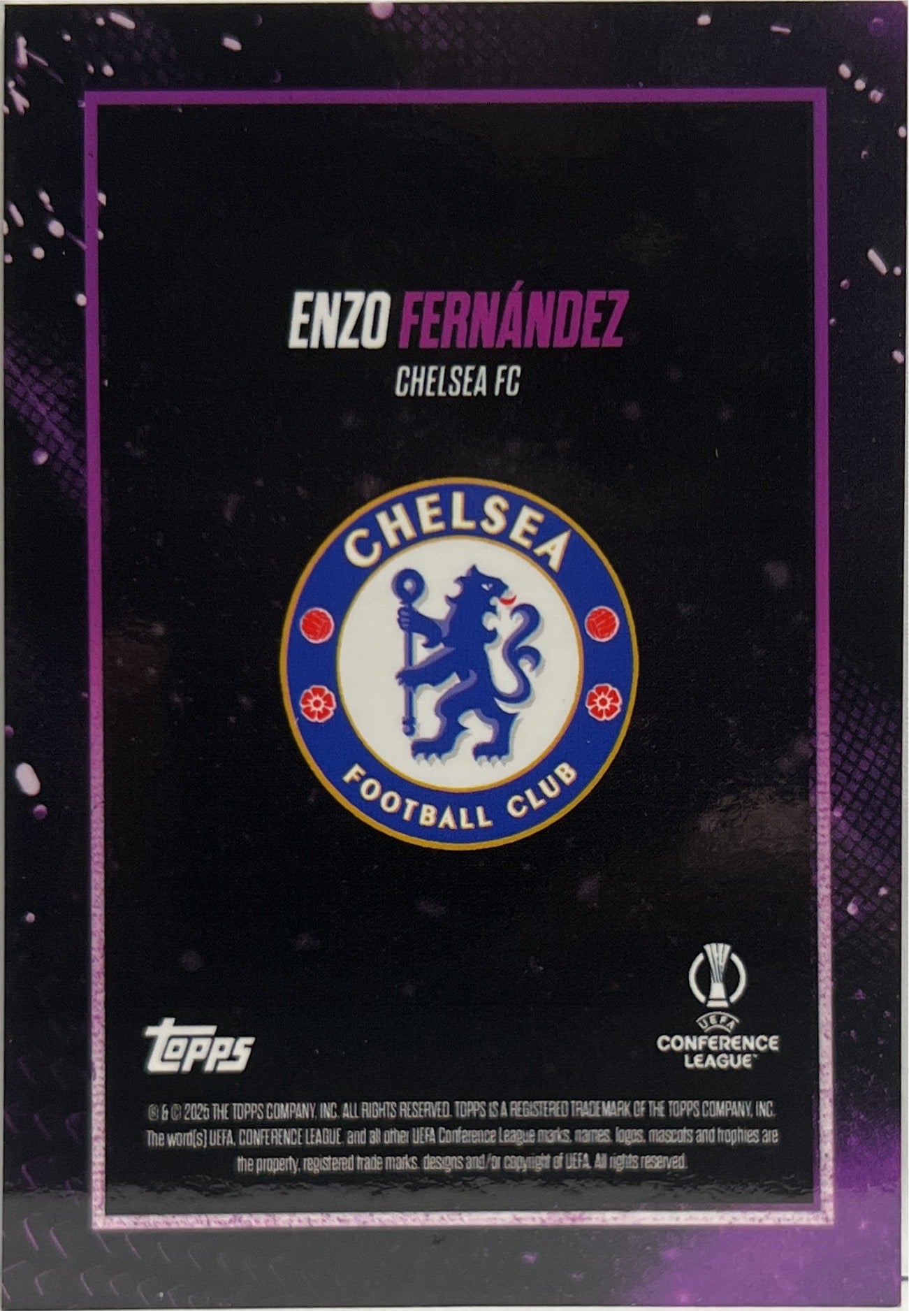 Enzo Fernandez 20/25 Topps Showtime 2024/25