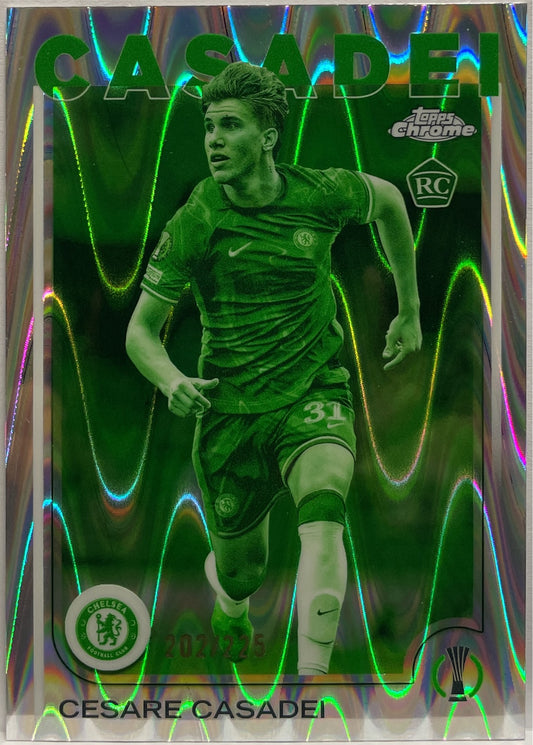 Cesare Casadei 202/225 Rookie Night Vision RayWave Topps Chrome UCC 2024/25