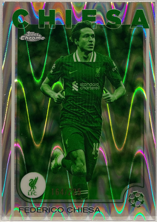 Federico Chiesa 164/225 Night Vision RayWave Topps Chrome UCC 2024/25
