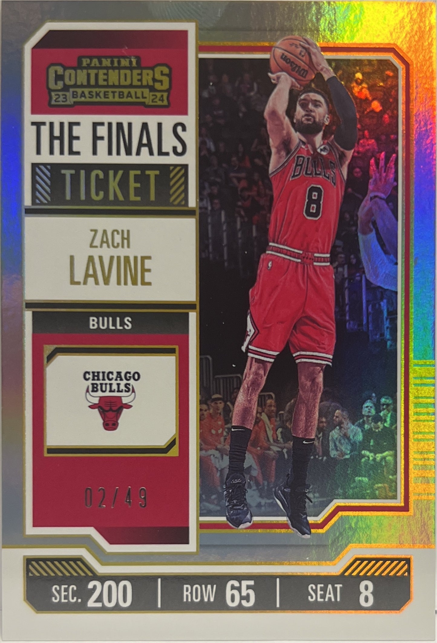 Zach Lavine 2/49 The Finals Ticket Contenders Basketball NBA 2020/21
