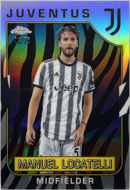 Manuel Locatelli 70/75 Zebra Topps Chrome Juventus 2022/23