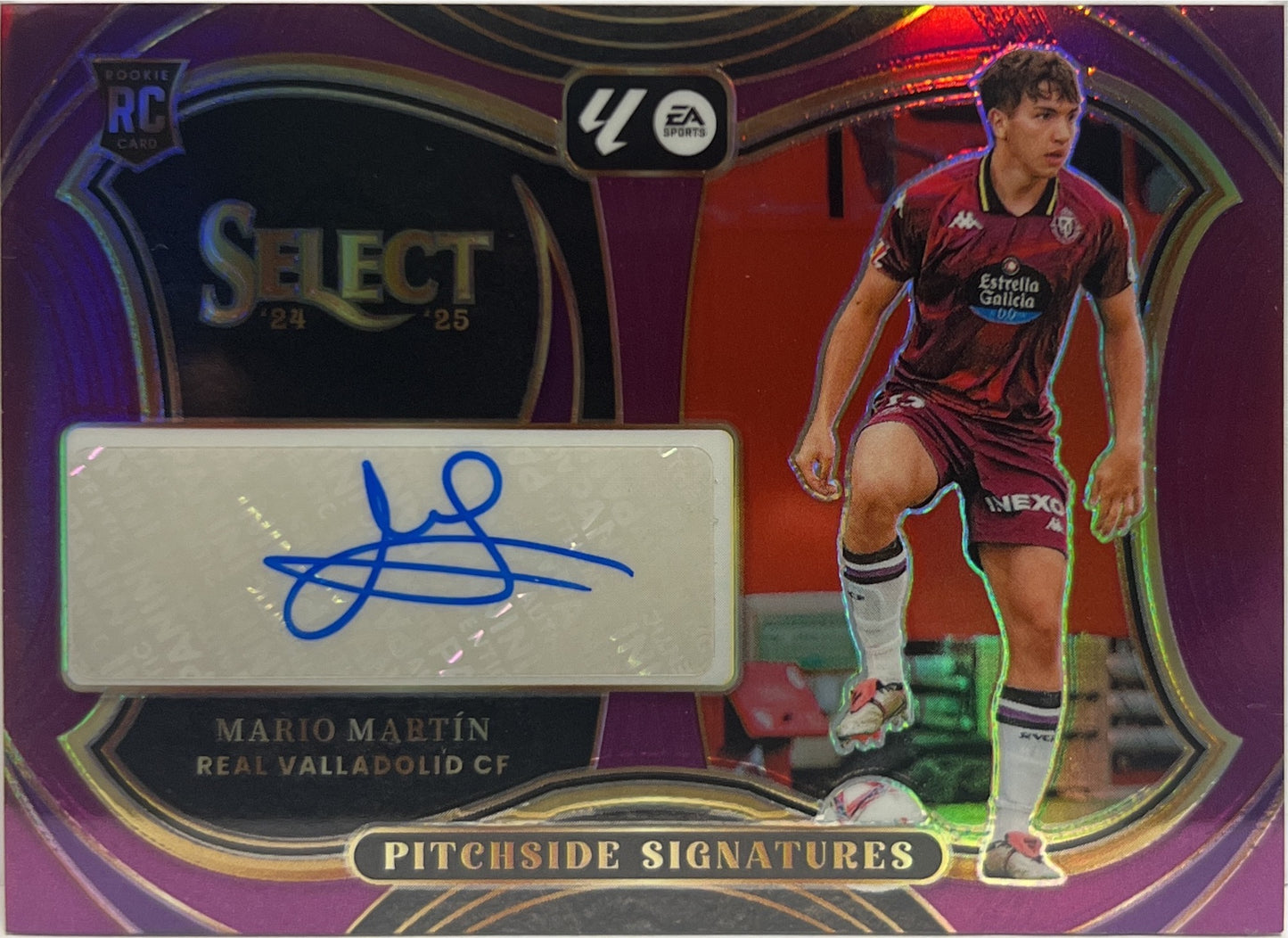 Mario Martin 36/49 Autograph Pitchside Signatures Purple Select La Liga 2024/25