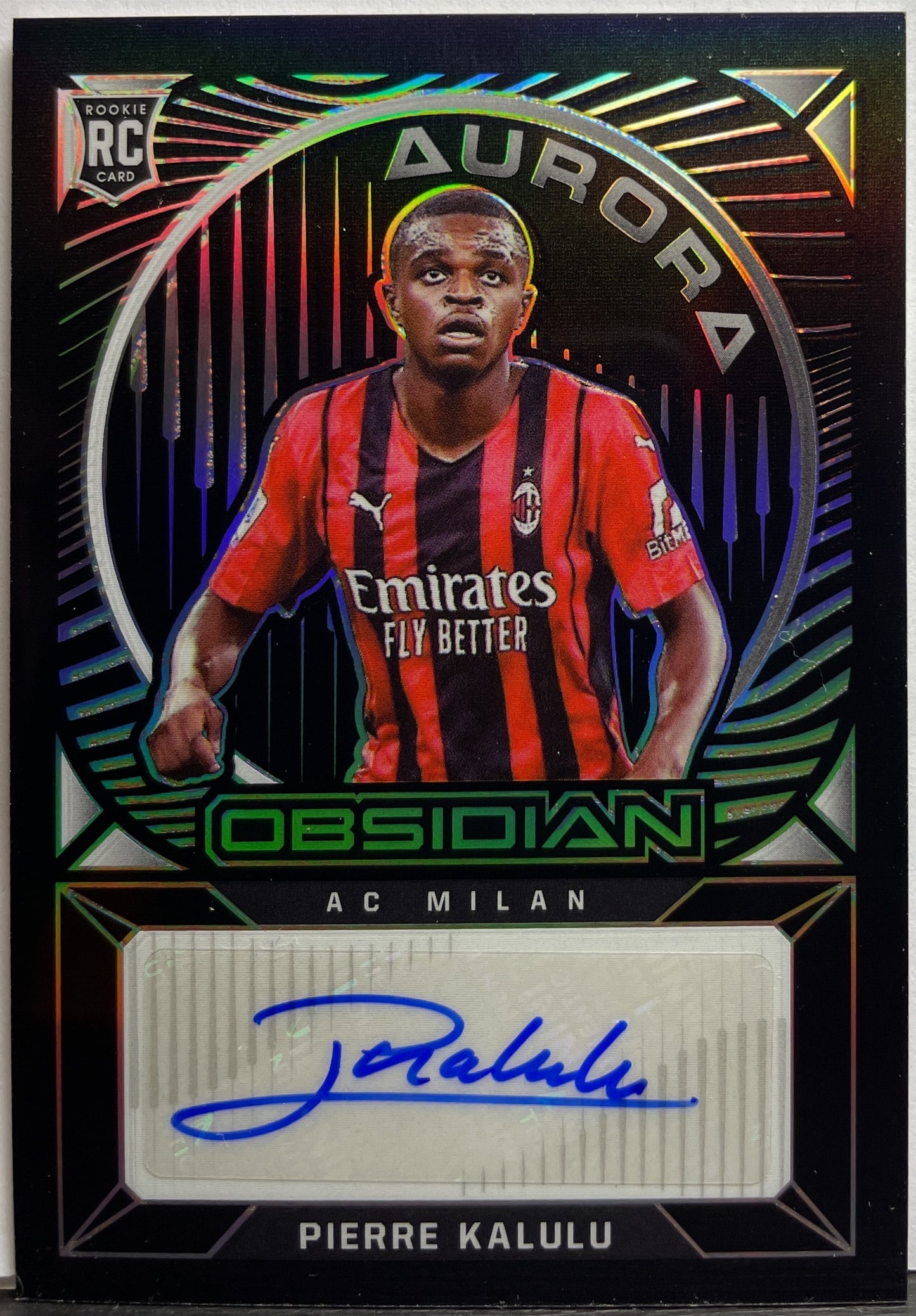 Pierre Kalulu 96/149 Rookie Autograph Obsidian 2021/22