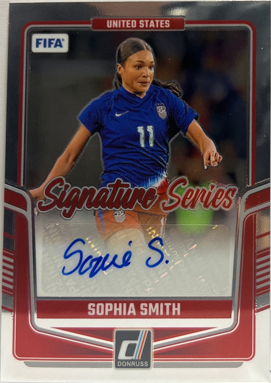 Sophia Smith Autograph Donruss Fifa 2024/25