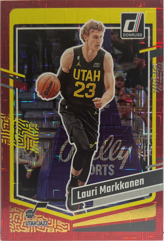 Lauri Markkanen 53/99 Red Mojo Donruss Basketball NBA 2023/24