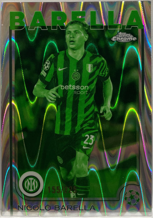 Nicolo Barella 155/225 Night Vision RayWave Topps Chrome UCC 2024/25
