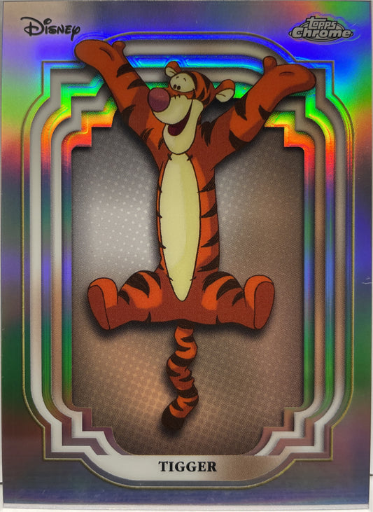 Tigger Refractor Topps Chrome Disney 2024