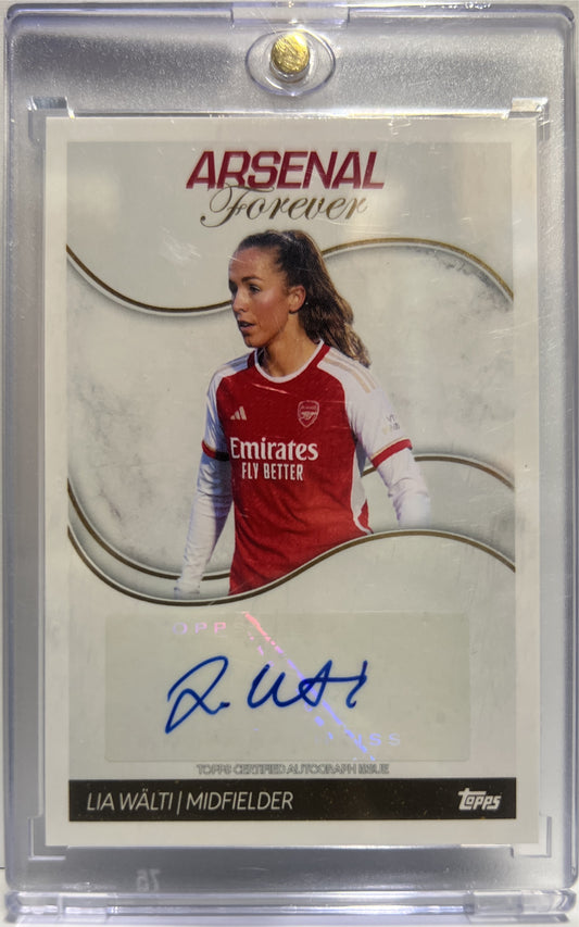Lia Walti Autograph Topps Arsenal Forever 2023/24