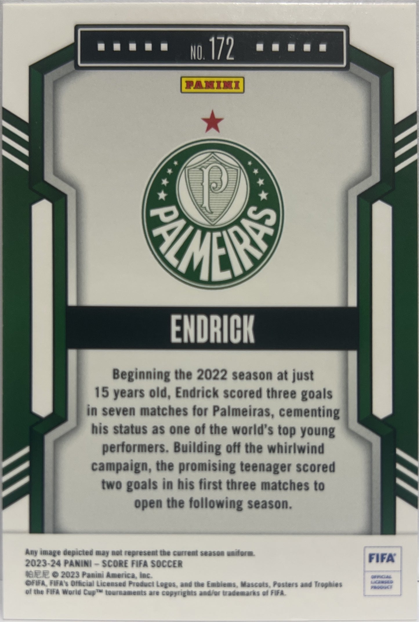 Endrick Rookie Score Fifa 2023/24