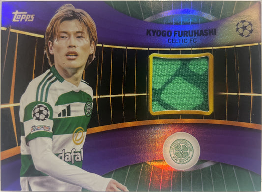 Kyogo Furuhashi 32/99 Patch Purple Topps UCC 2024/25