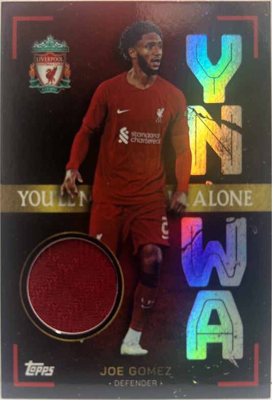 Joe Gomez Patch YNWA Topps Liverpool Team Set 2022/23