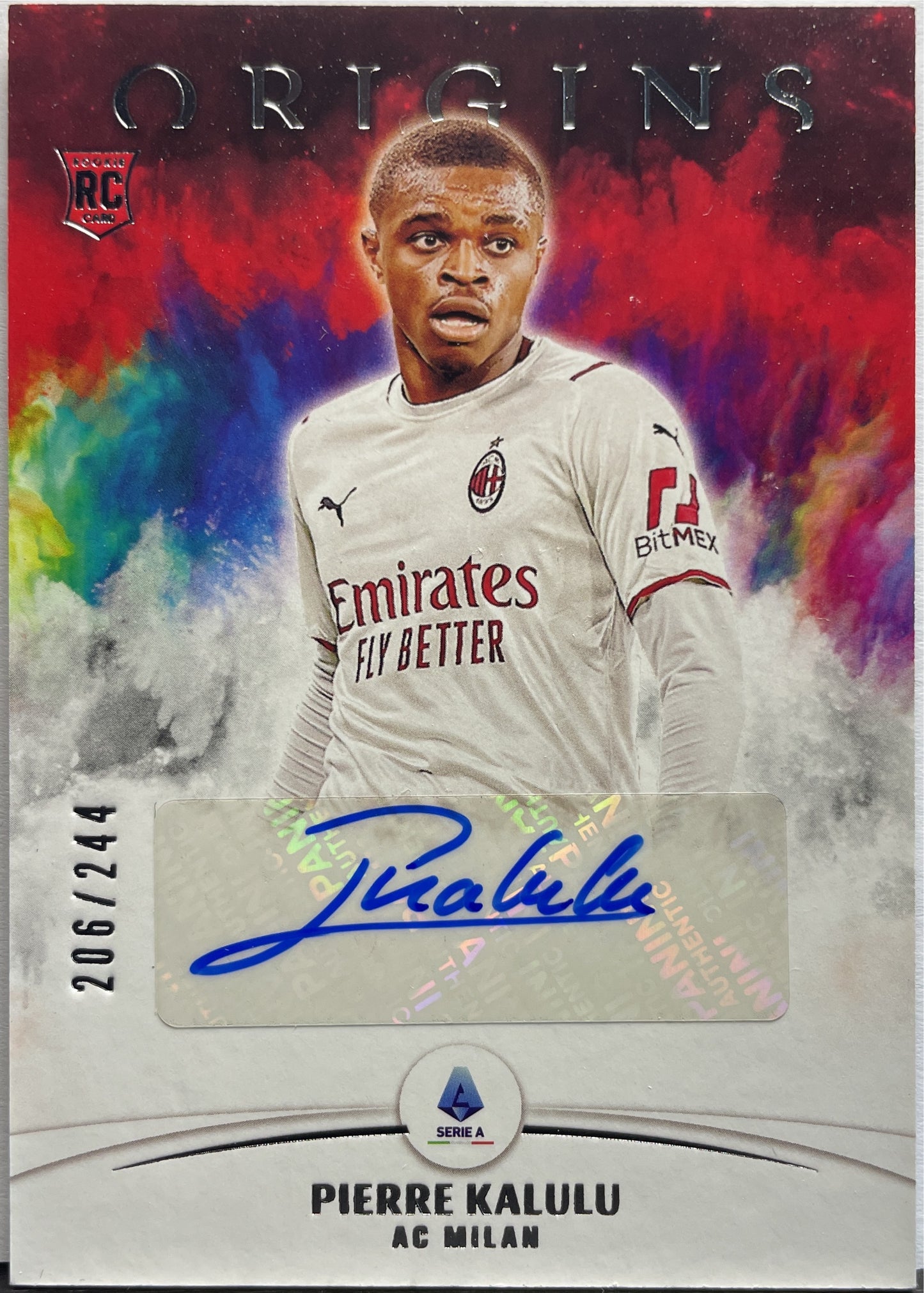 Pierre Kalulu 206/244 Rookie Chronicles Origins Serie A 2021/22