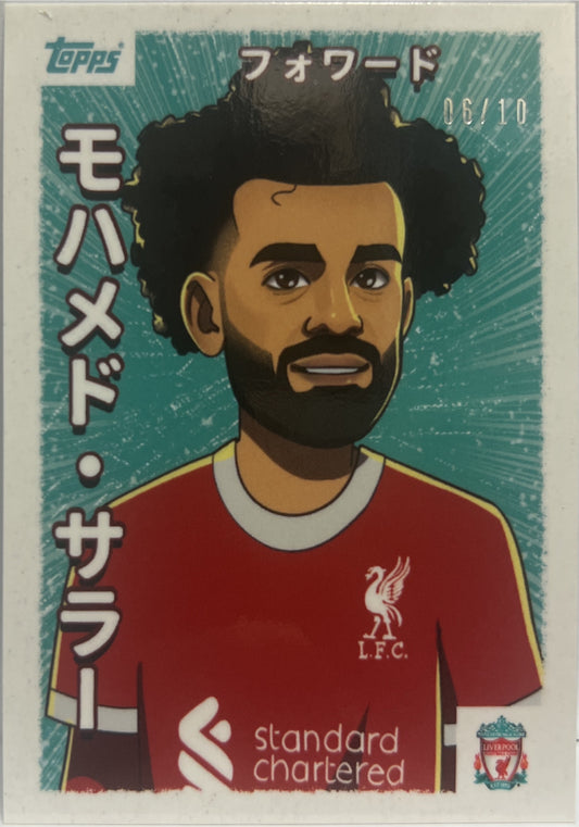 Mohamed Salah 6/10 Topps Anime Japan 2023