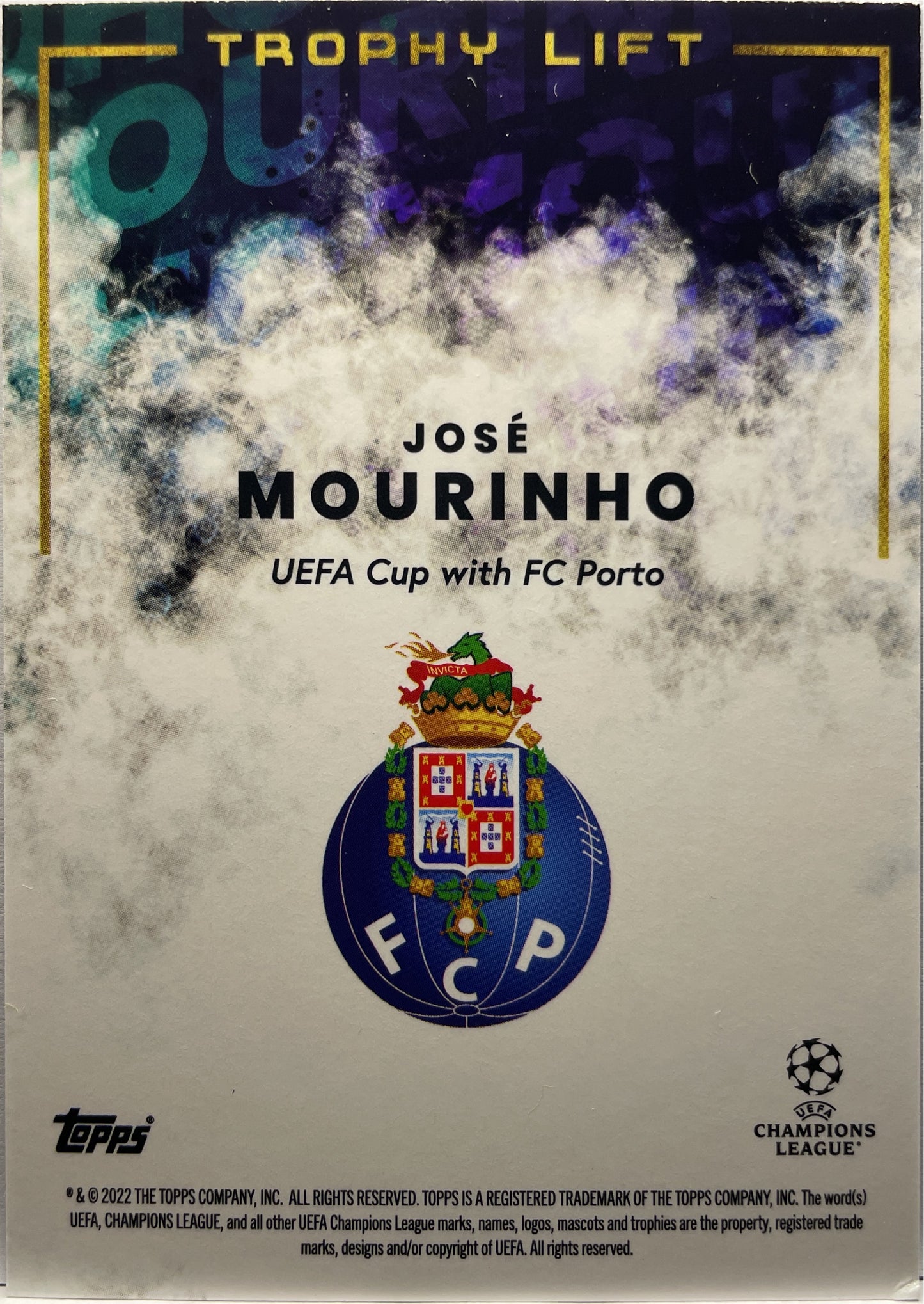 Mancolista-Set Base-Topps Jose Mourinho Platinum Curated Set 2022