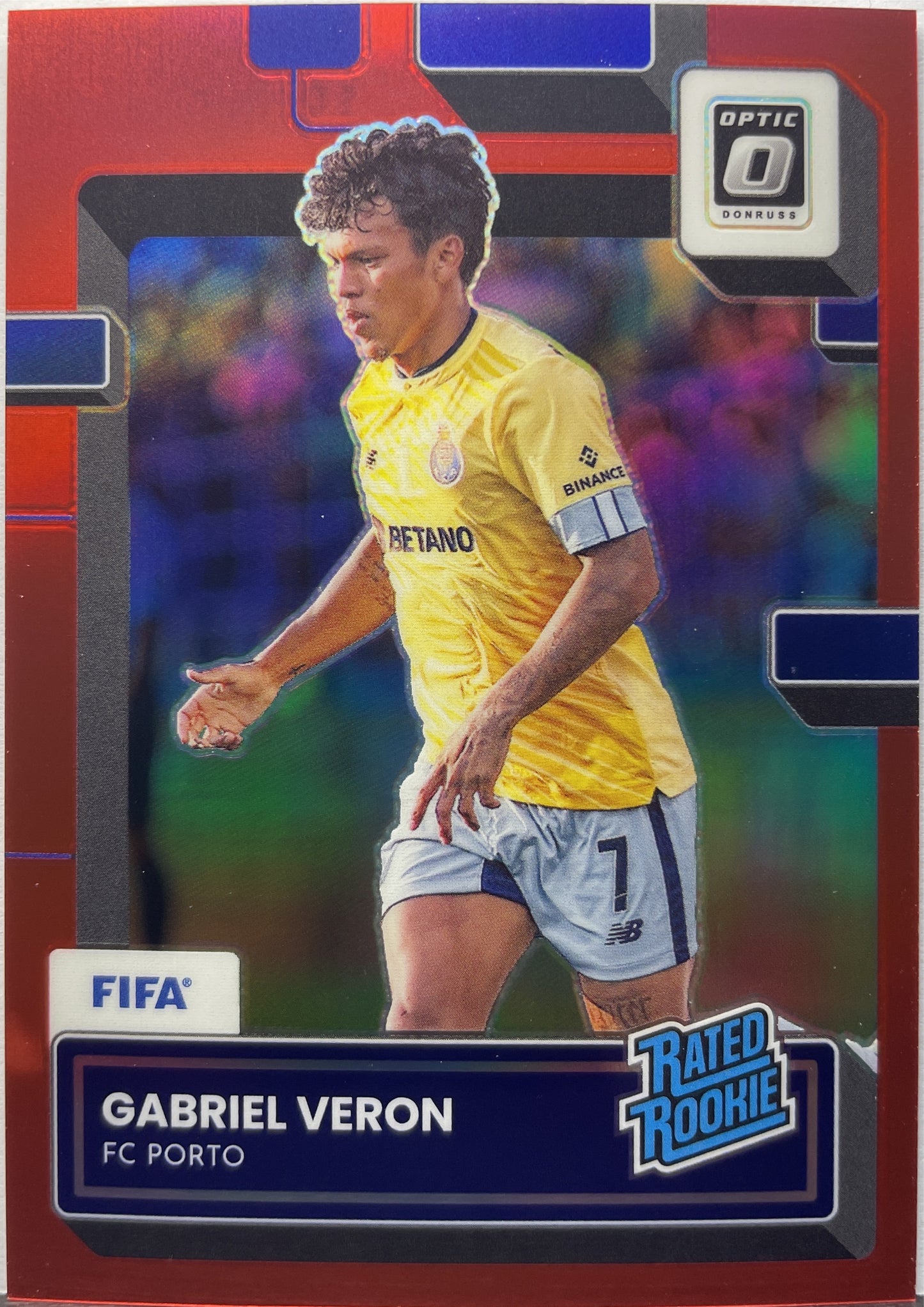 Gabriel Veron 155/165 Rated Rookie Optic Red Donruss 2022/23