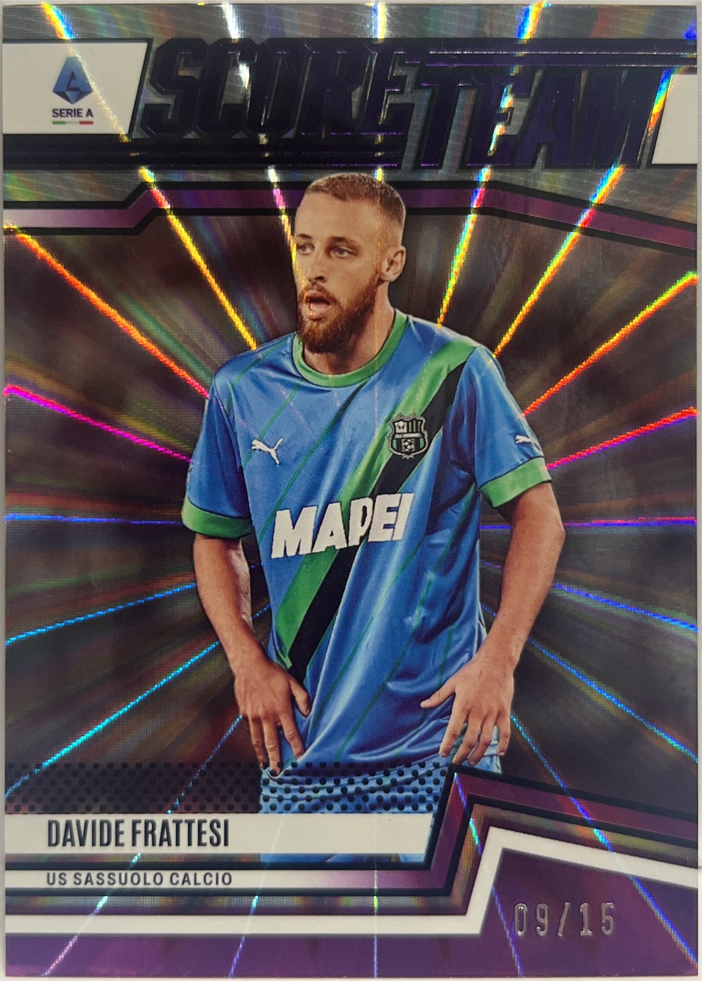 Davide Frattesi 9/15 Score Team Purple Laser Score Serie A 2022/23