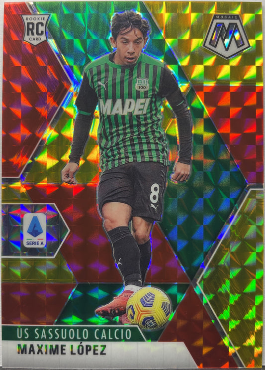 Maxime Lopez 83/88 Rookie Red/Gold Choice Mosaic T-mall Serie A 2020/21